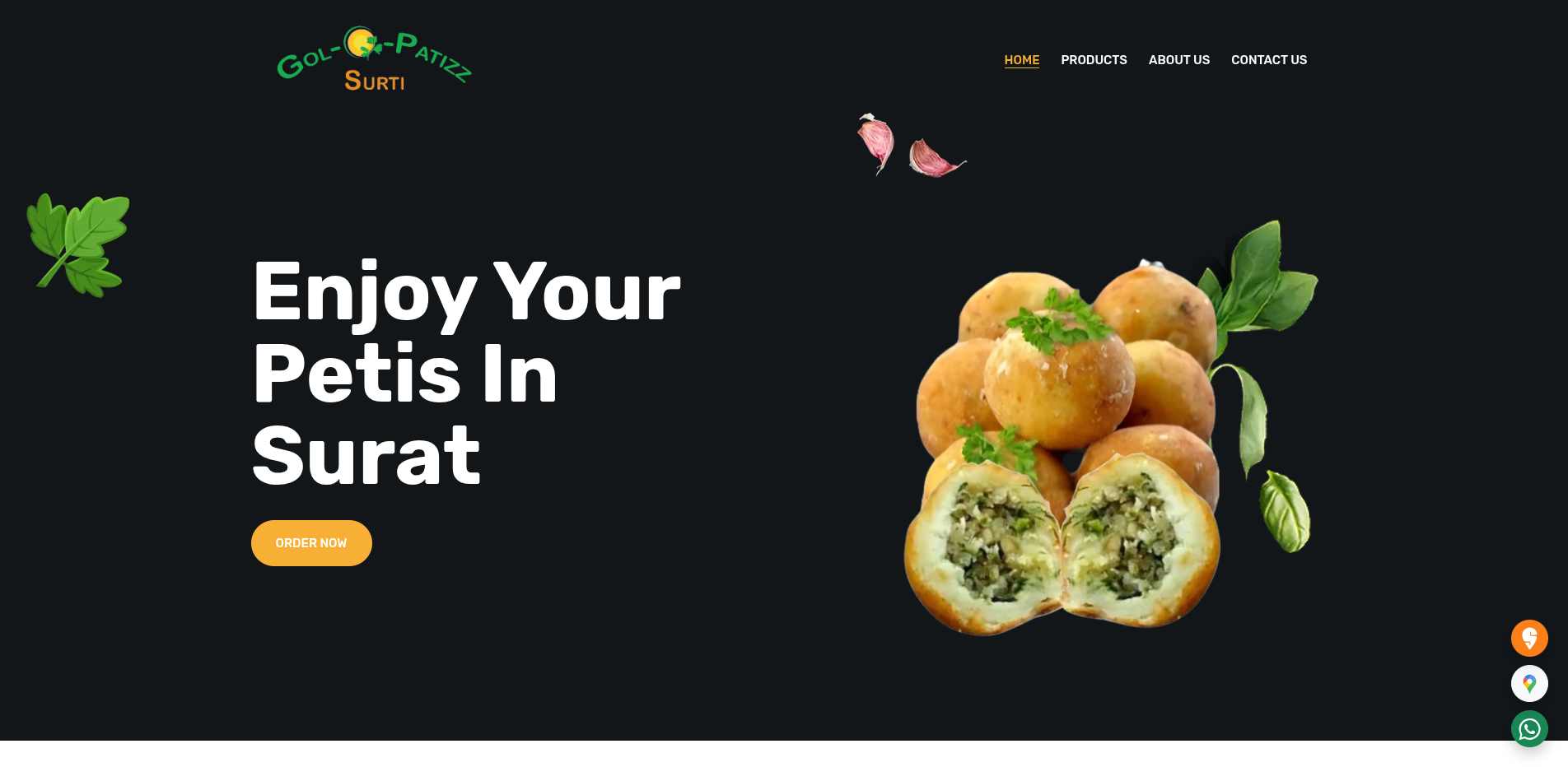 Surti Petis – Static Informative Site