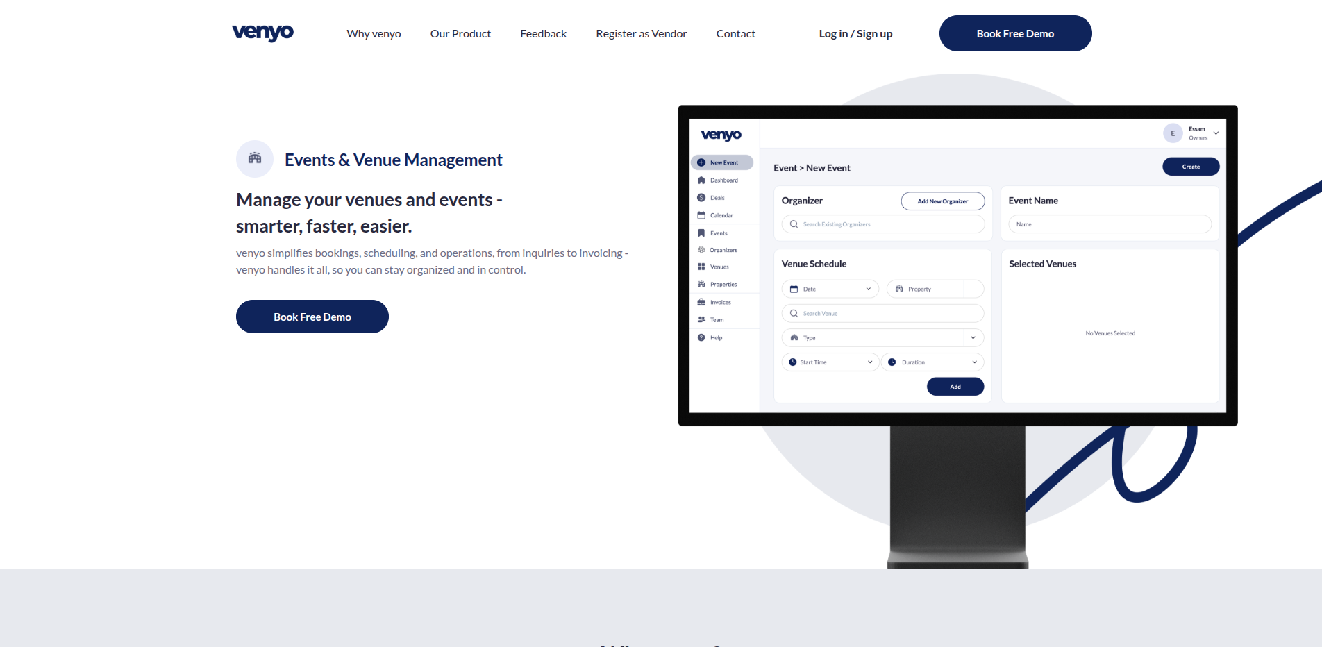 Venyo – Event Management Tool
